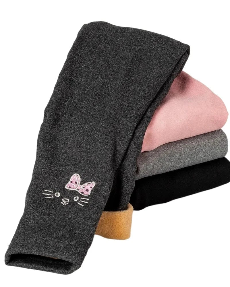 Trendy Kids Apparel Kids Clothing Girls Fleece-Lined Thermal Winter Leggings