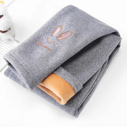 Trendy Kids Apparel Kids Clothing Girls Fleece-Lined Thermal Winter Leggings