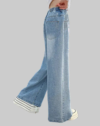 Trendy Kids Apparel Kids Clothing Girls Graffiti Street Style Long Pants