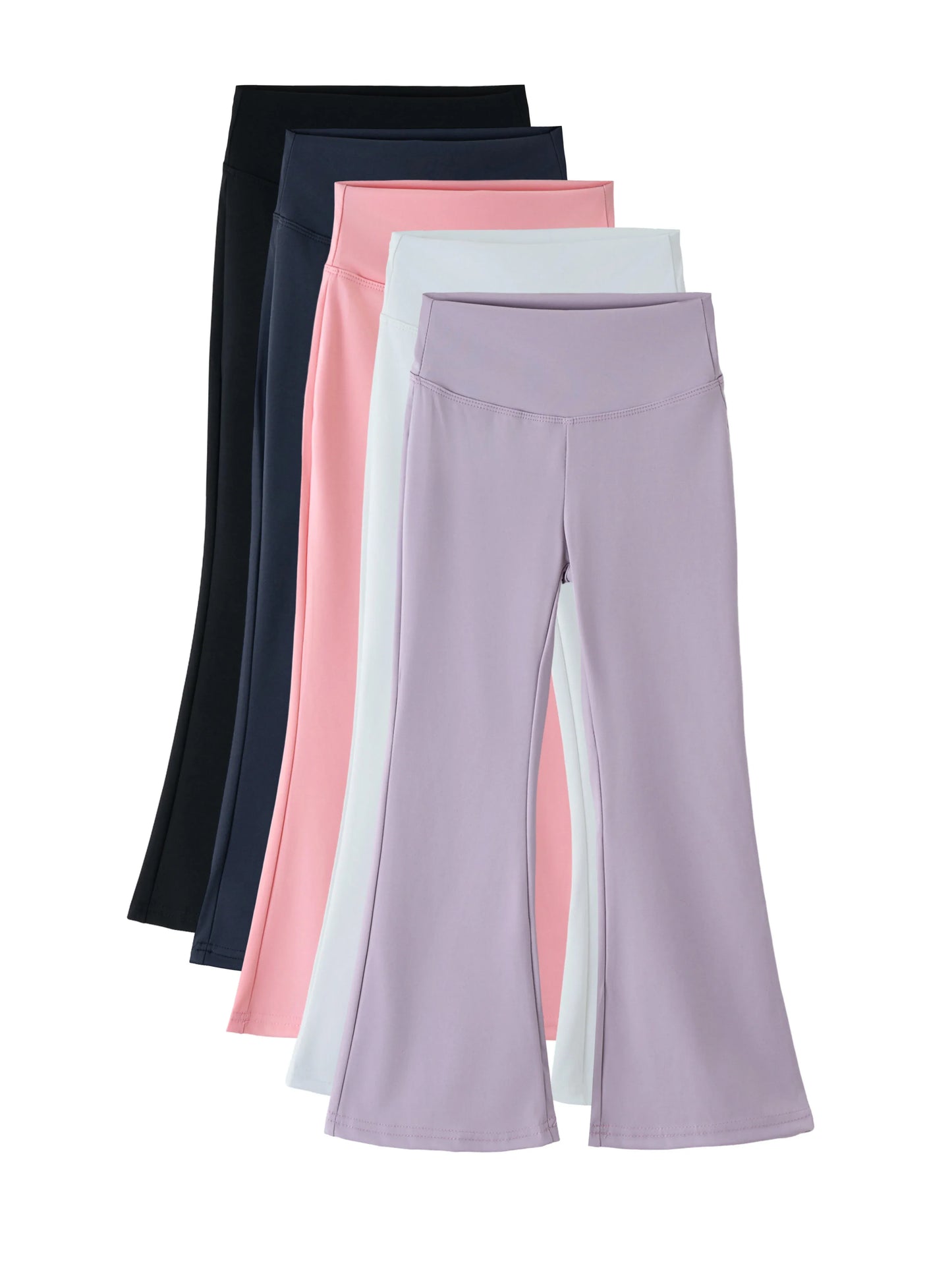 Trendy Kids Apparel Kids Clothing Girls High Waist Flared Yoga Leggings