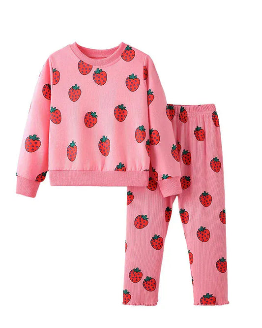 Trendy Kids Apparel Kids Clothing Girls' Long Sleeve Sweatshirt & Leggings 2-Pc Set