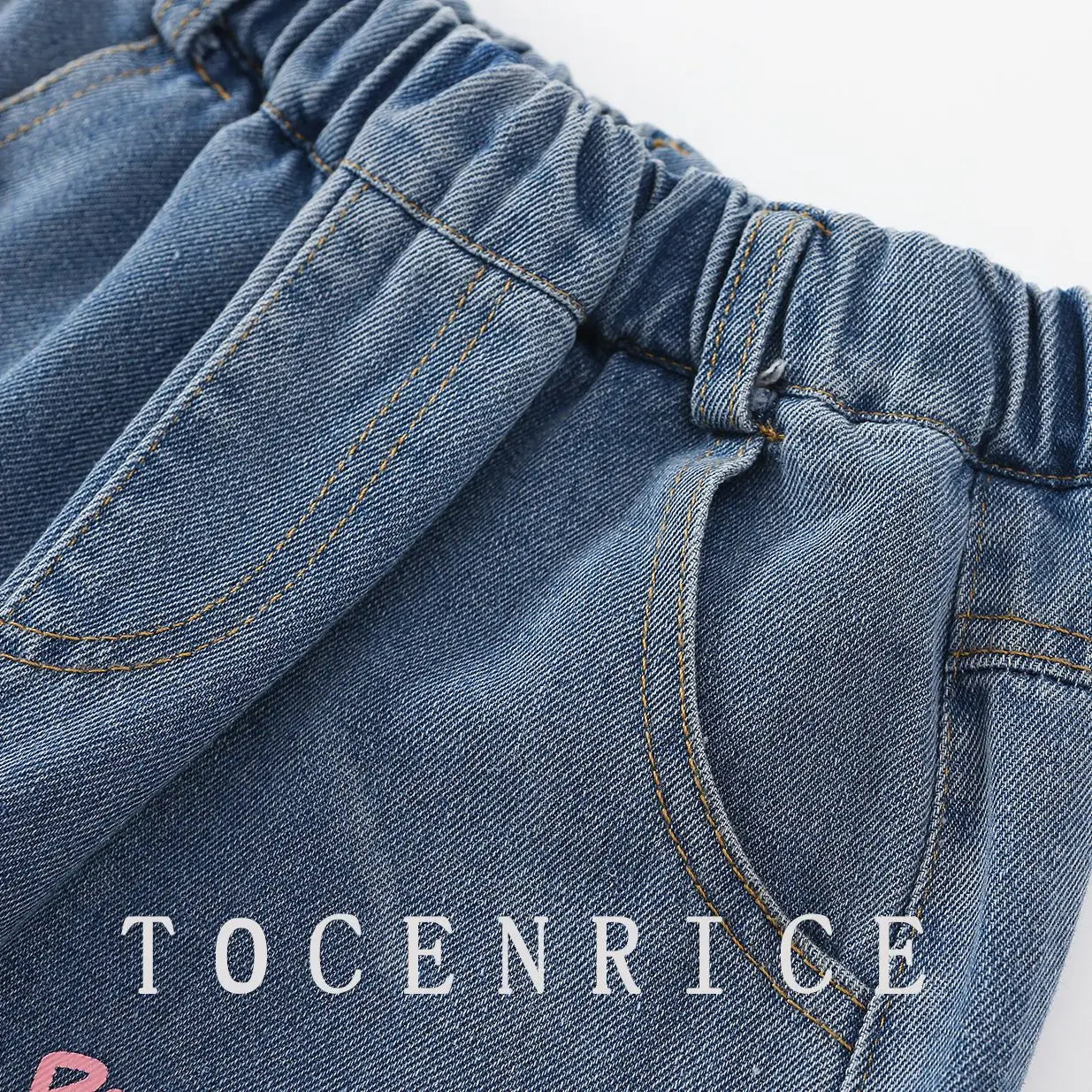 Trendy Kids Apparel Kids Clothing Girls' New Spring/Autumn Straight Leg Denim Jeans