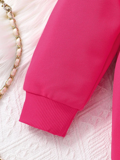 Trendy Kids Apparel Kids Clothing Girls' Pink Love Print Set