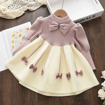 Trendy Kids Apparel Kids Clothing Girls Princess Sweater Dress