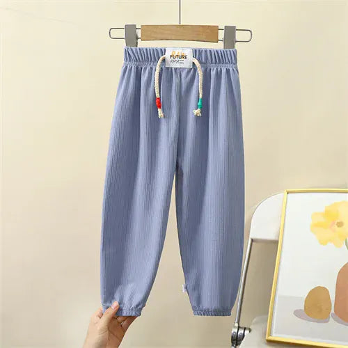 Trendy Kids Apparel Kids Clothing Girls' Solid Color Soft Casual Sport Pants