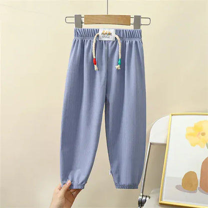 Trendy Kids Apparel Kids Clothing Girls' Solid Color Soft Casual Sport Pants