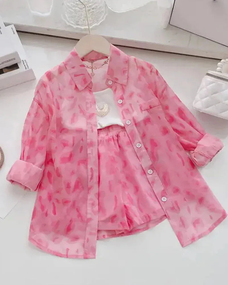 Trendy Kids Apparel Kids Clothing Girls Summer Clothing Set