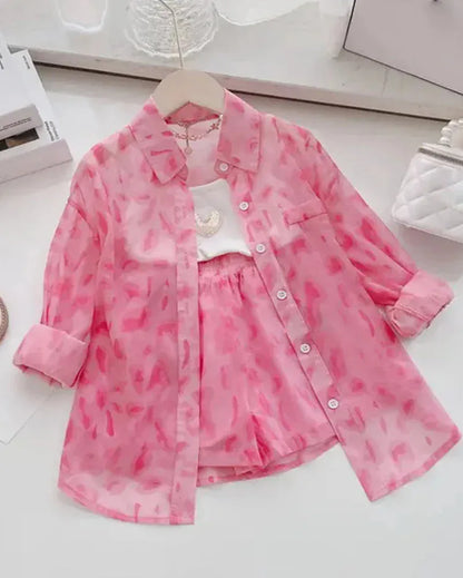 Trendy Kids Apparel Kids Clothing Girls Summer Clothing Set