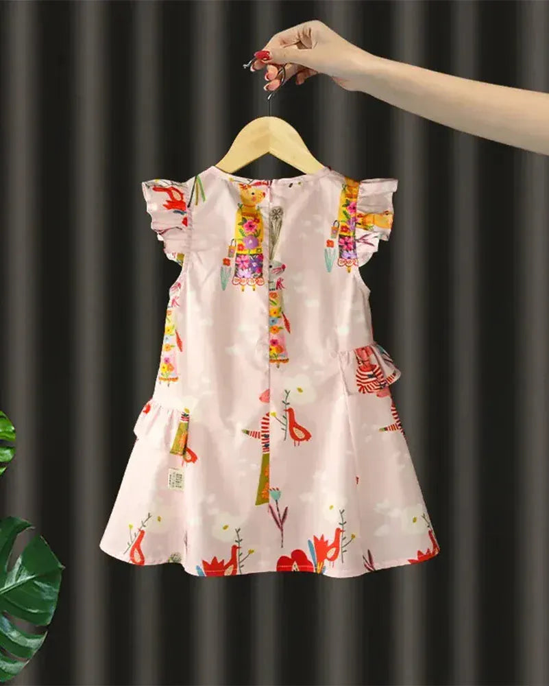 Trendy Kids Apparel Kids Clothing Girls Summer Flower Dress
