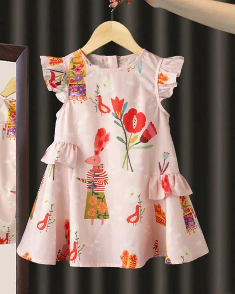 Trendy Kids Apparel Kids Clothing Girls Summer Flower Dress
