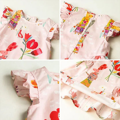 Trendy Kids Apparel Kids Clothing Girls Summer Flower Dress