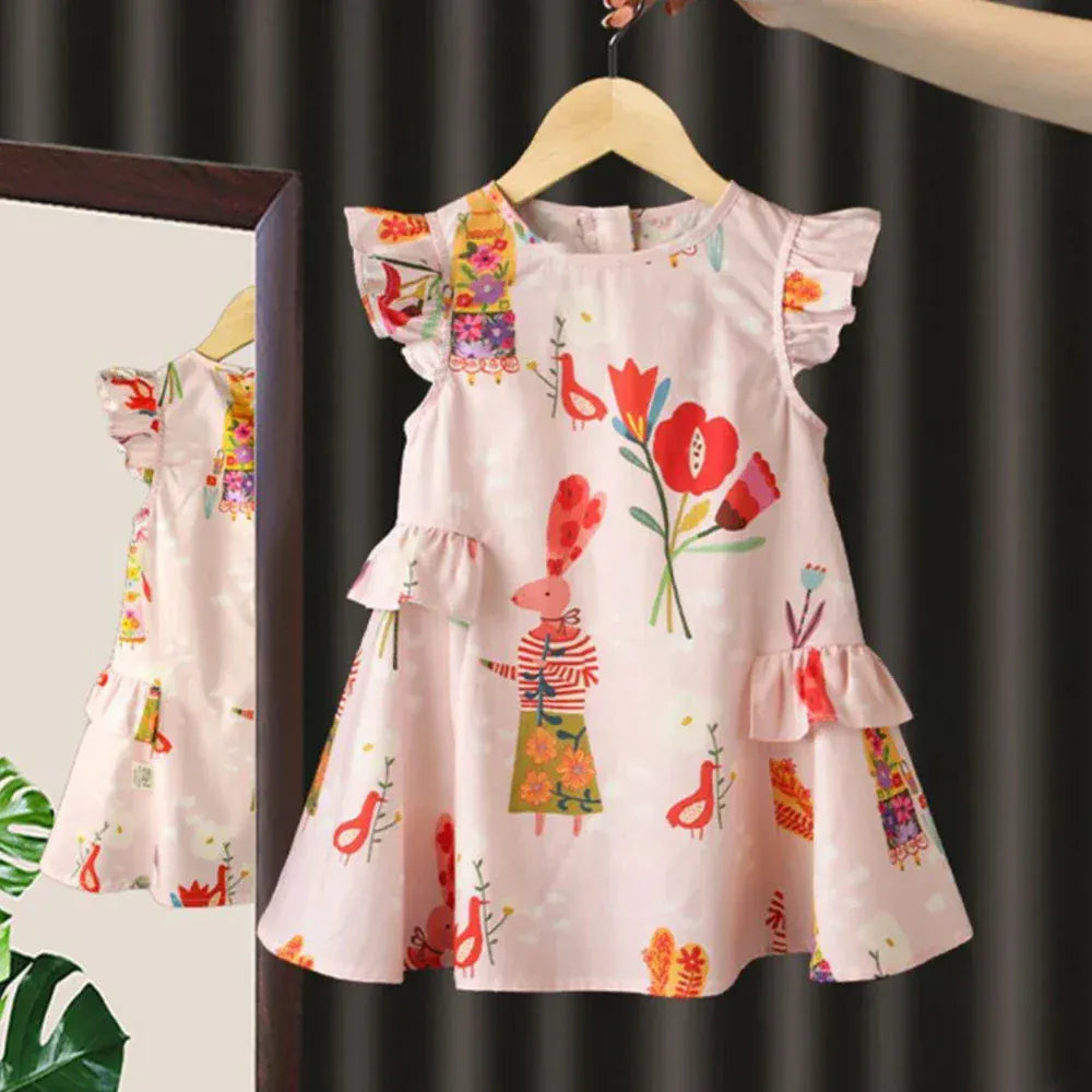 Trendy Kids Apparel Kids Clothing Girls Summer Flower Dress