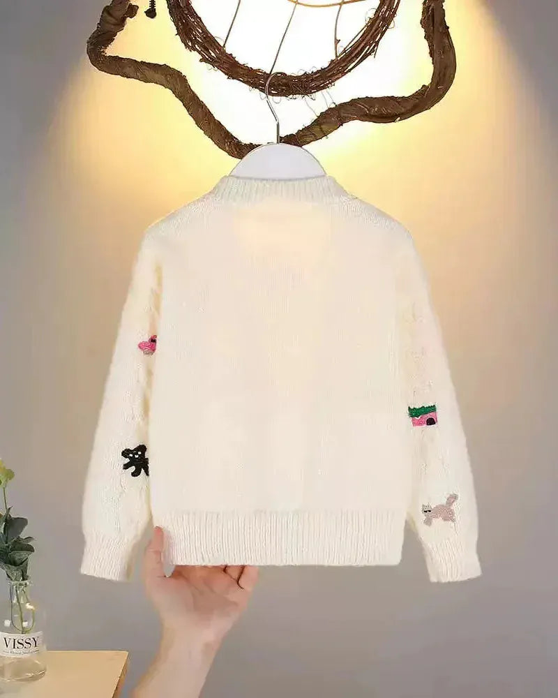Trendy Kids Apparel Kids Clothing Girls' Sweater Cardigan