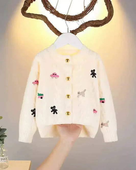 Trendy Kids Apparel Kids Clothing Girls' Sweater Cardigan