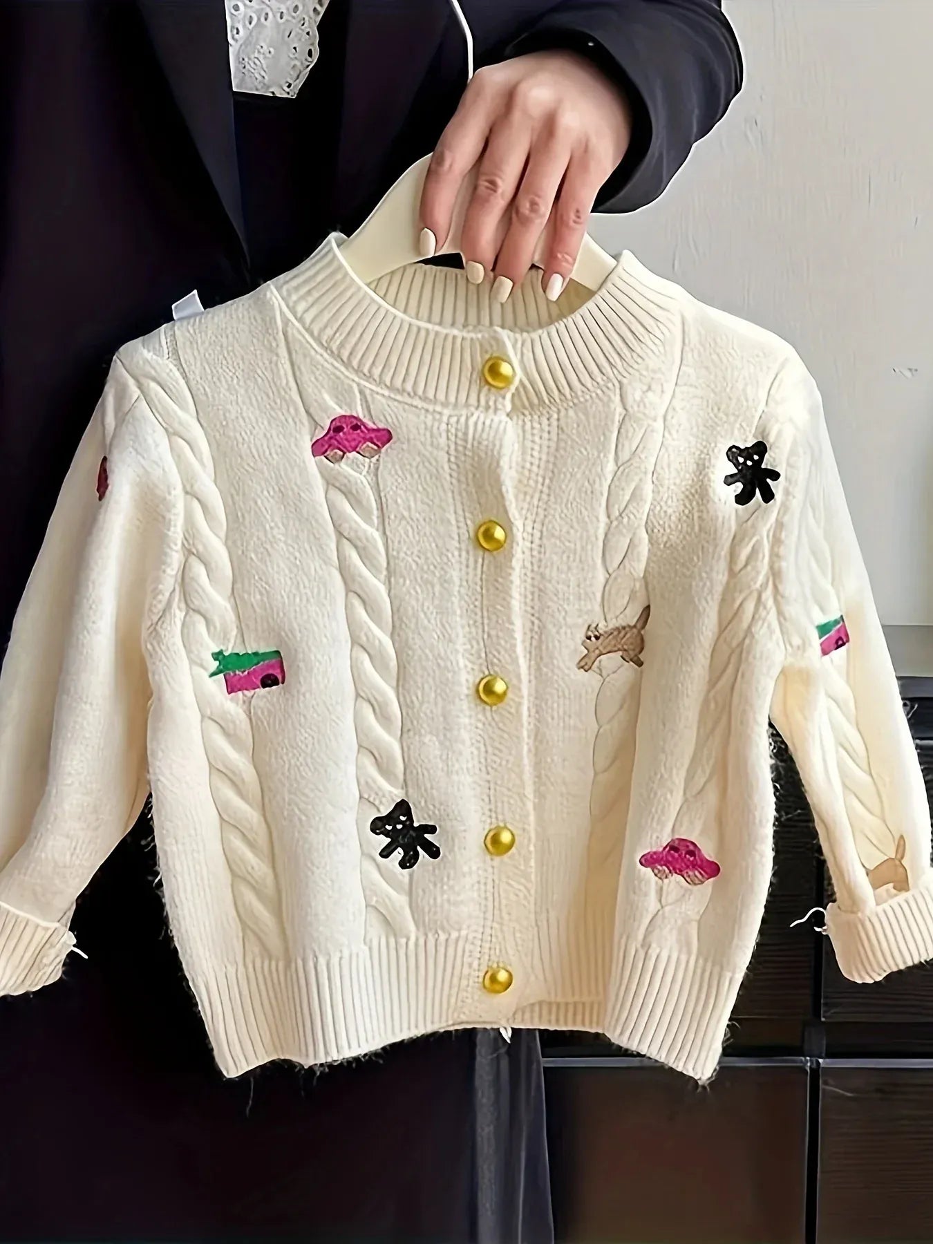 Trendy Kids Apparel Kids Clothing Girls' Sweater Cardigan