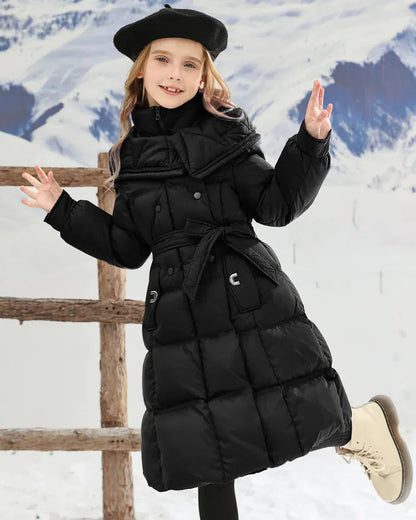 Trendy Kids Apparel Kids Clothing Girls' Thick Warm Cotton Padded Winter Parka