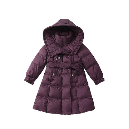 Trendy Kids Apparel Kids Clothing Girls' Thick Warm Cotton Padded Winter Parka