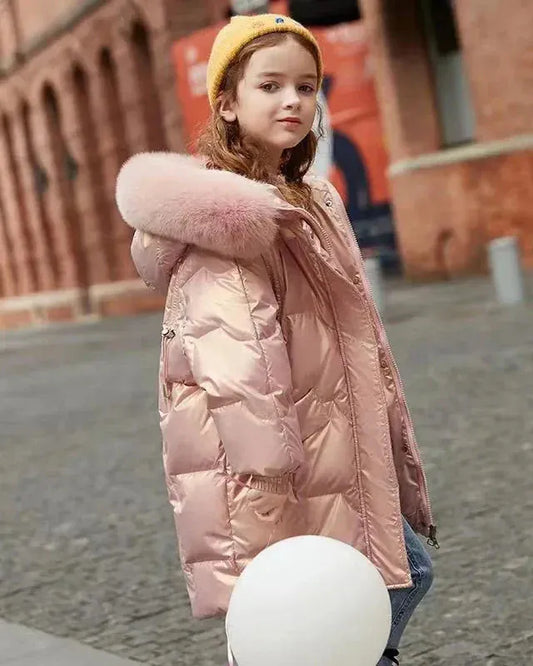Trendy Kids Apparel Kids Clothing Girls Thicken Warm Jackets