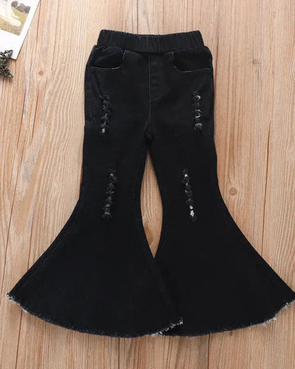 Trendy Kids Apparel Kids Clothing Girls Tight Denim Jeans