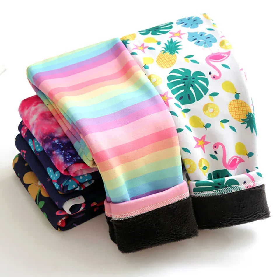 Trendy Kids Apparel Kids Clothing Girls Warm Plush Pants