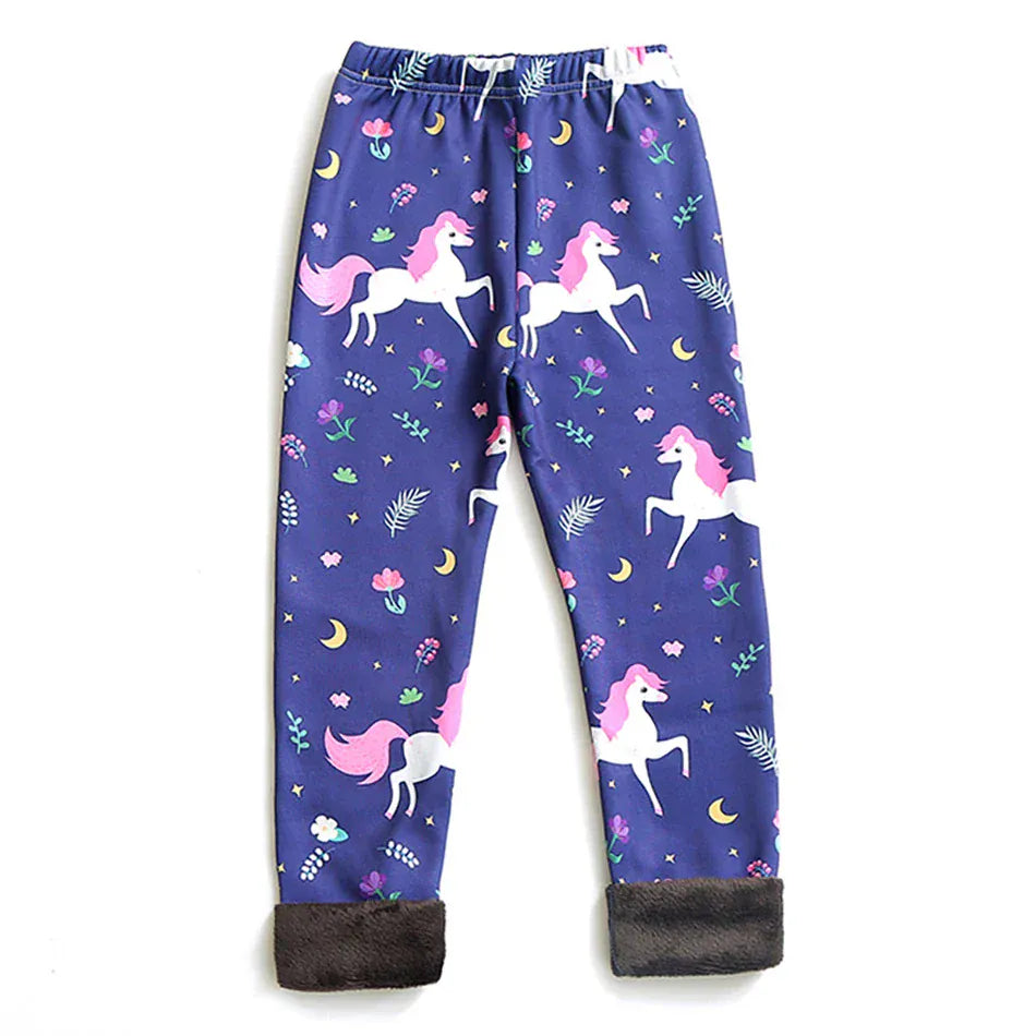 Trendy Kids Apparel Kids Clothing Girls Warm Plush Pants