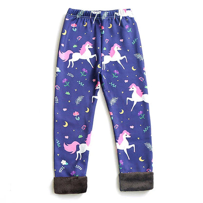 Trendy Kids Apparel Kids Clothing Girls Warm Plush Pants