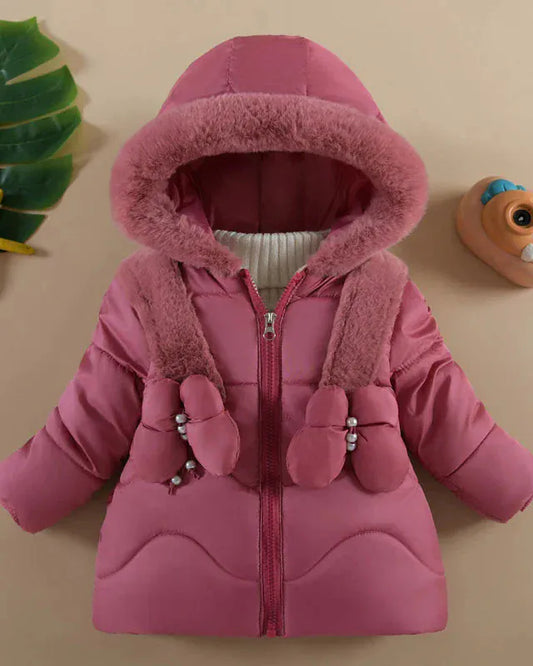 Trendy Kids Apparel Kids Clothing Girls Winter Hooded Coat