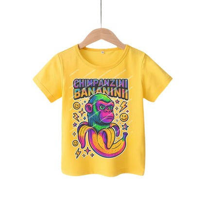 Trendy Kids Apparel Kids Clothing Italian Brainrot Boys T-shirt