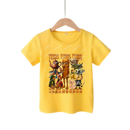 Trendy Kids Apparel Kids Clothing Italian Brainrot Boys T-shirt