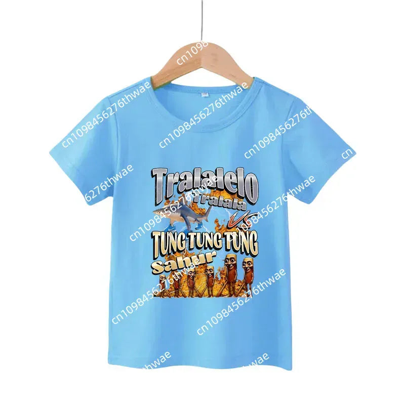 Trendy Kids Apparel Kids Clothing Italian Brainrot Boys T-shirt