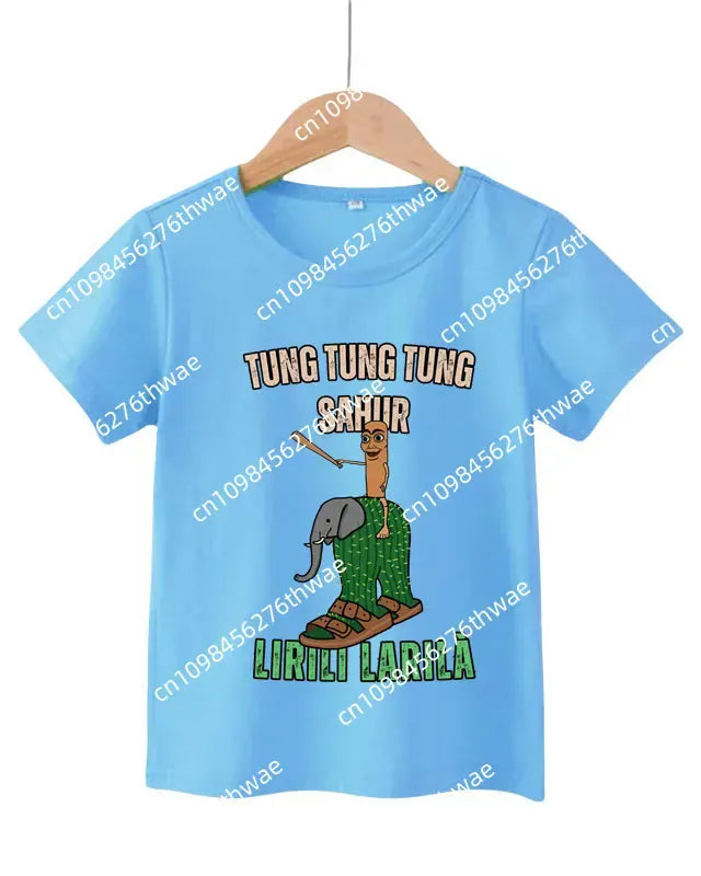 Trendy Kids Apparel Kids Clothing Italian Brainrot Boys T-shirt