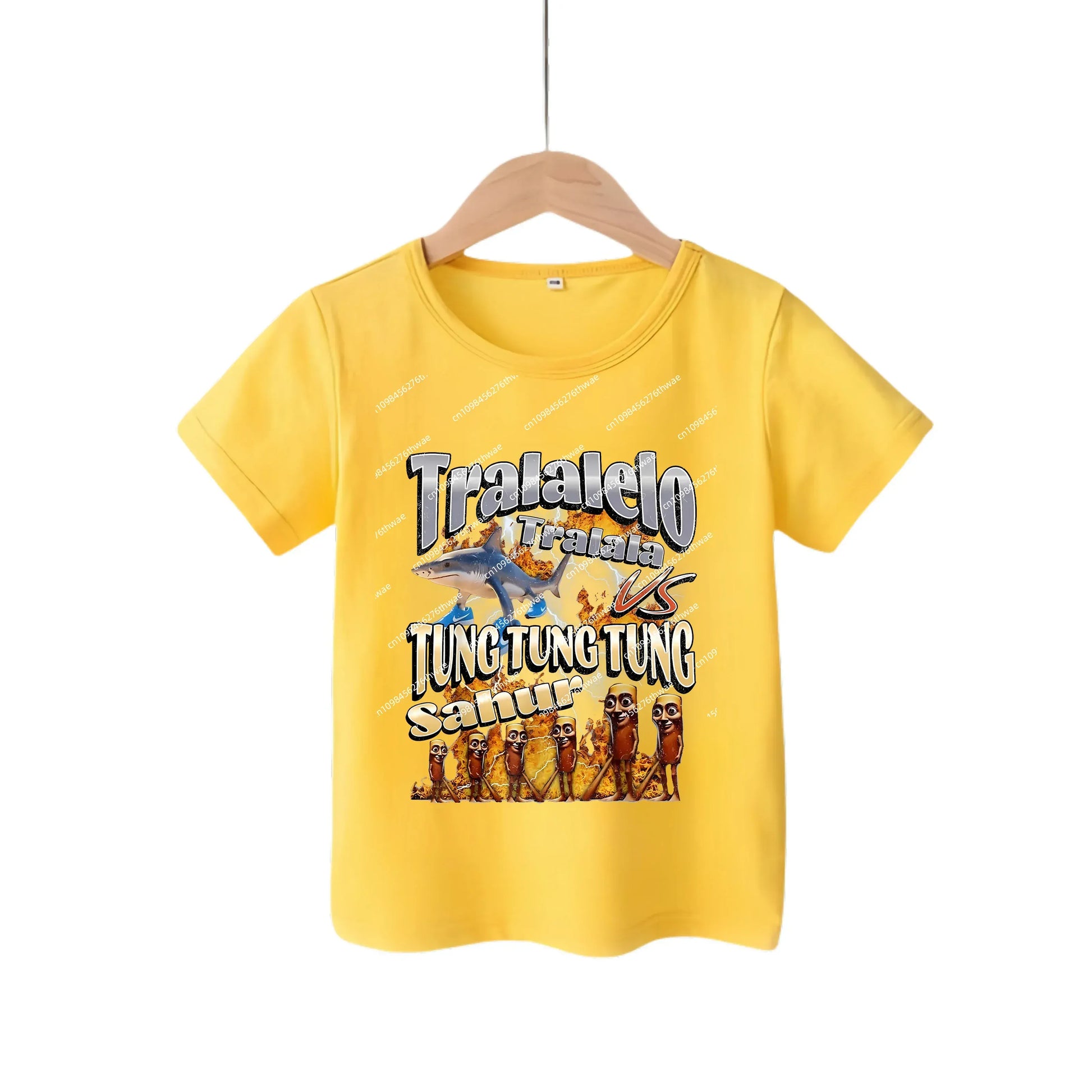 Trendy Kids Apparel Kids Clothing Italian Brainrot Boys T-shirt