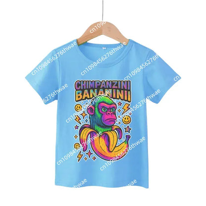 Trendy Kids Apparel Kids Clothing Italian Brainrot Boys T-shirt