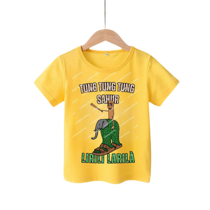 Trendy Kids Apparel Kids Clothing Italian Brainrot Boys T-shirt