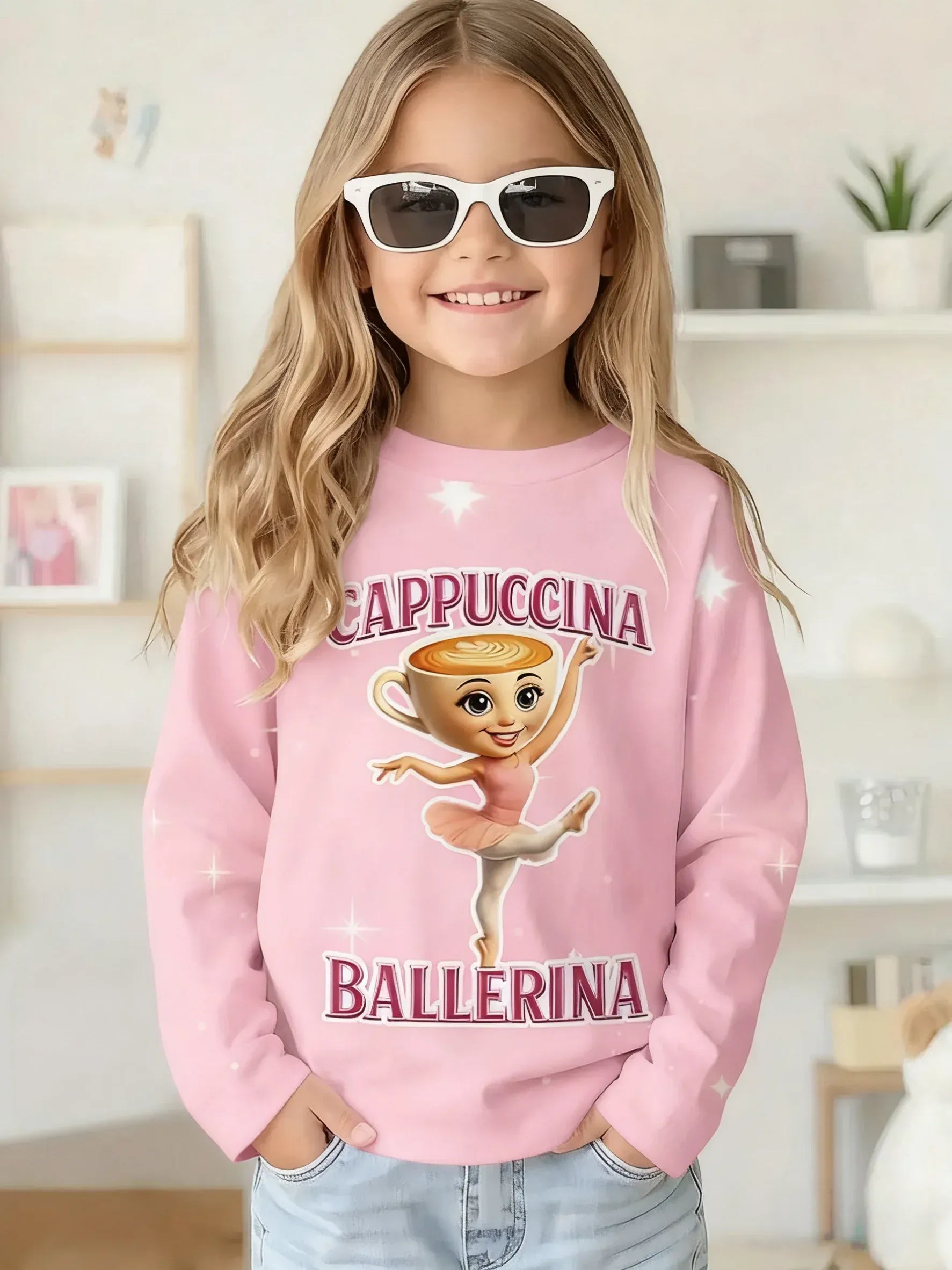 Trendy Kids Apparel Kids Clothing Italian Brainrot Long Sleeve T-Shirt
