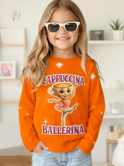 Trendy Kids Apparel Kids Clothing Italian Brainrot Long Sleeve T-Shirt