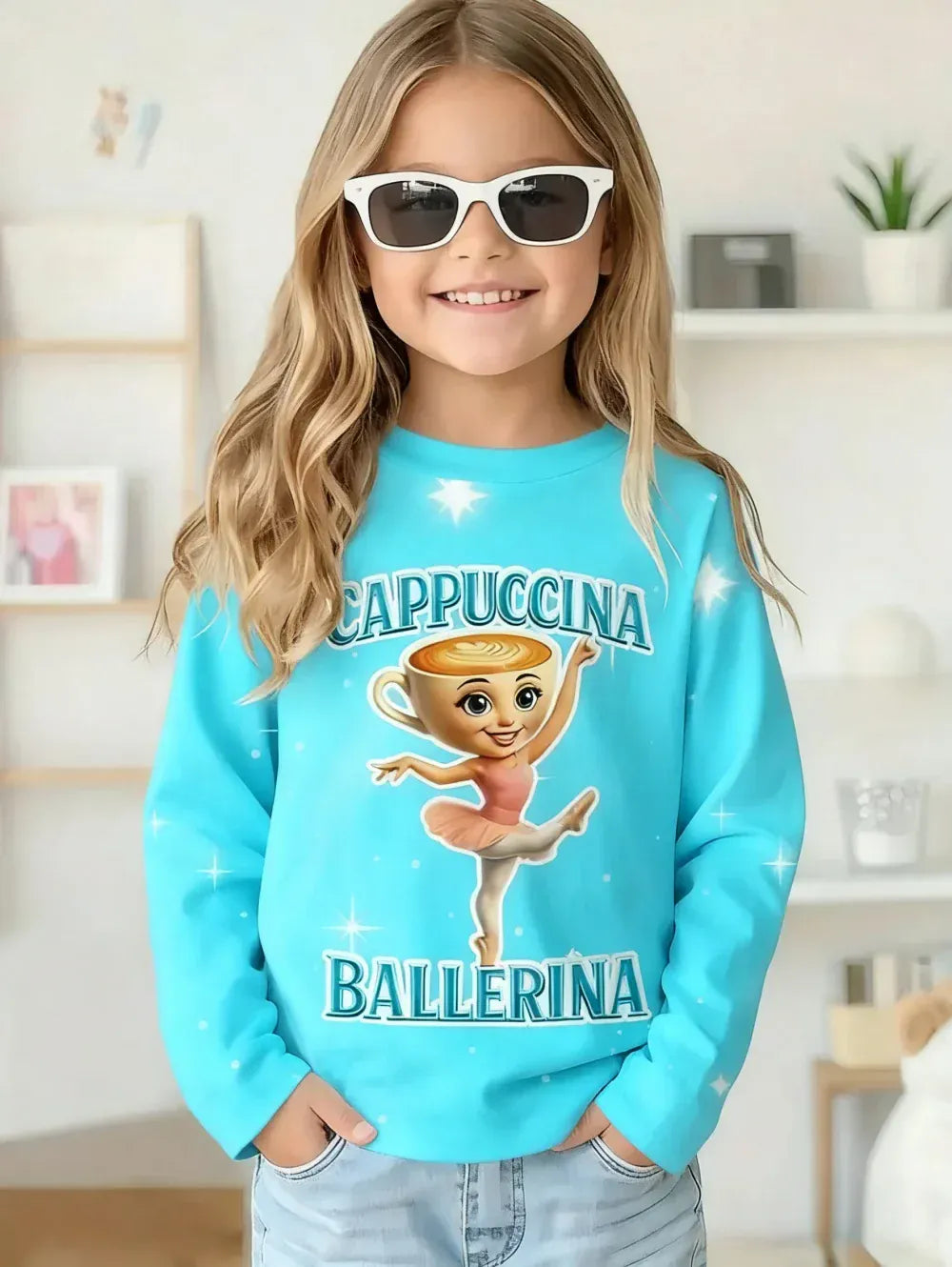 Trendy Kids Apparel Kids Clothing Italian Brainrot Long Sleeve T-Shirt