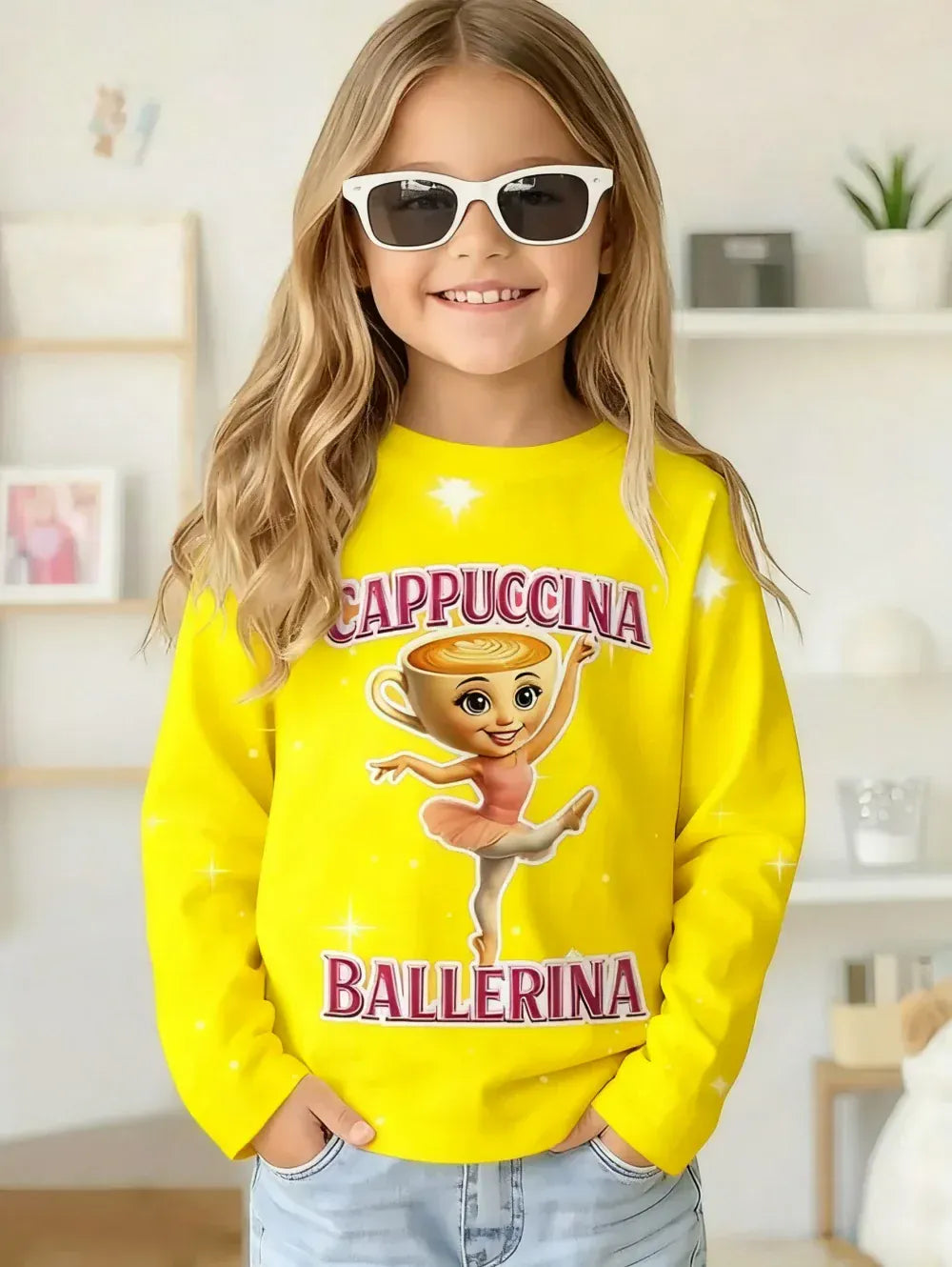 Trendy Kids Apparel Kids Clothing Italian Brainrot Long Sleeve T-Shirt