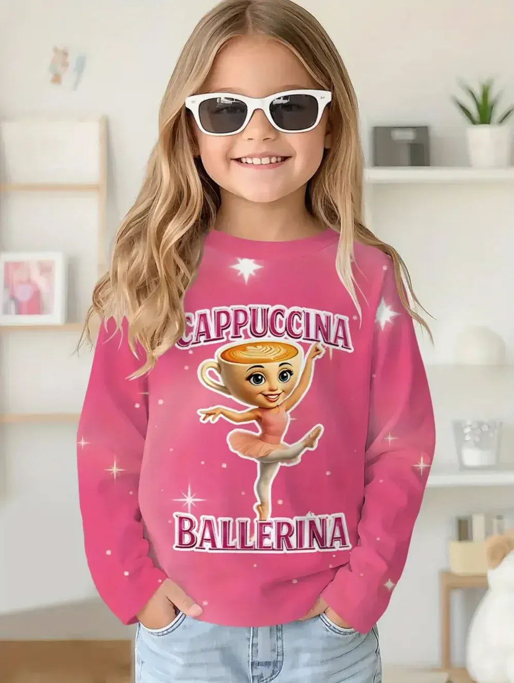 Trendy Kids Apparel Kids Clothing Italian Brainrot Long Sleeve T-Shirt