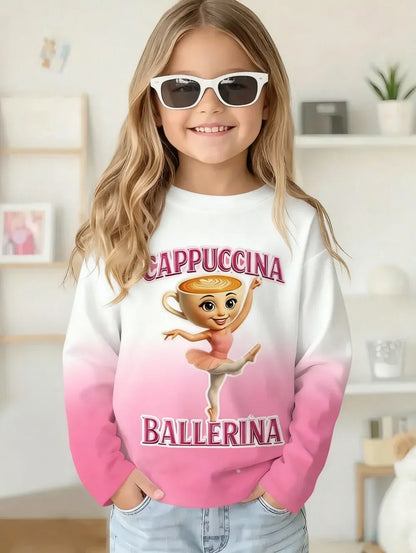 Trendy Kids Apparel Kids Clothing Italian Brainrot Long Sleeve T-Shirt