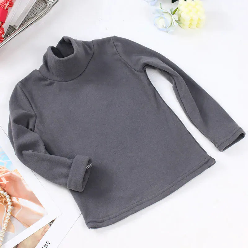 Trendy Kids Apparel Kids Clothing Kids' Basic Soft Turtleneck