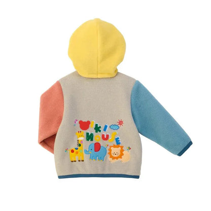 Trendy Kids Apparel Kids Clothing Kids' Cartoon Bear Fleece Jacket Boys'