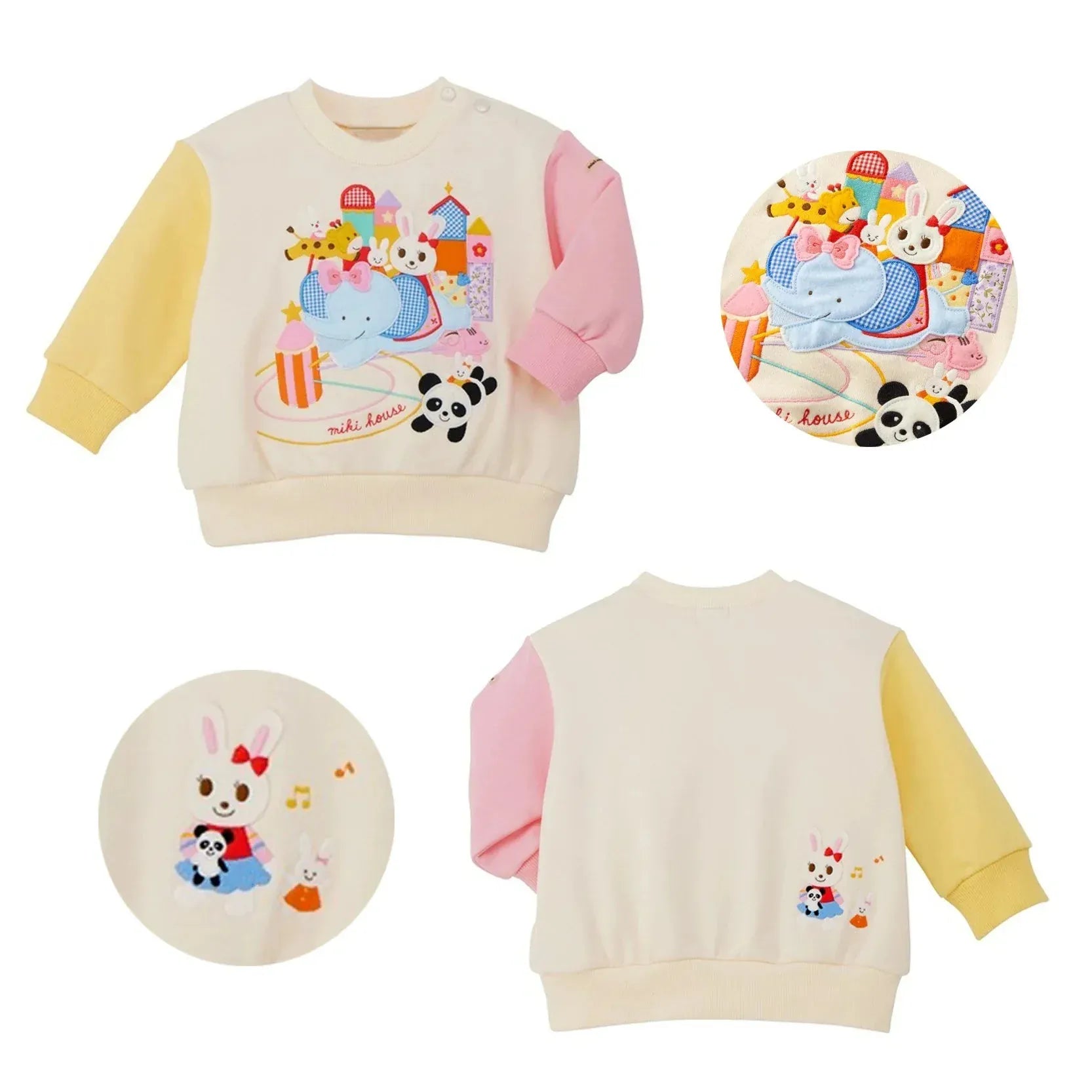 Trendy Kids Apparel Kids Clothing Kids' Cartoon Elephant Pirate Cotton Pullover