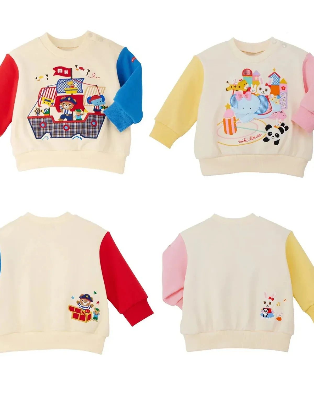 Trendy Kids Apparel Kids Clothing Kids' Cartoon Elephant Pirate Cotton Pullover
