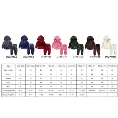 Trendy Kids Apparel Kids Clothing Kids Clothes Set Tracksuit