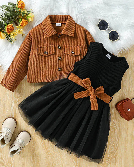 Trendy Kids Apparel Kids Clothing Kids Girls' Fall/Winter Outfit Set