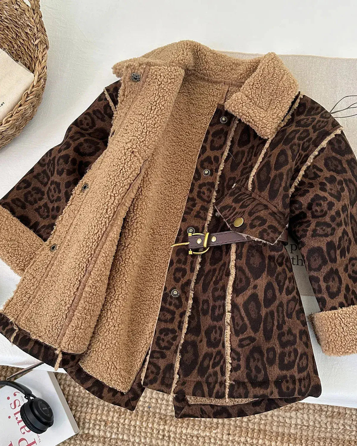 Trendy Kids Apparel Kids Clothing Kids Girls' Winter Turn Down Collar Jacket