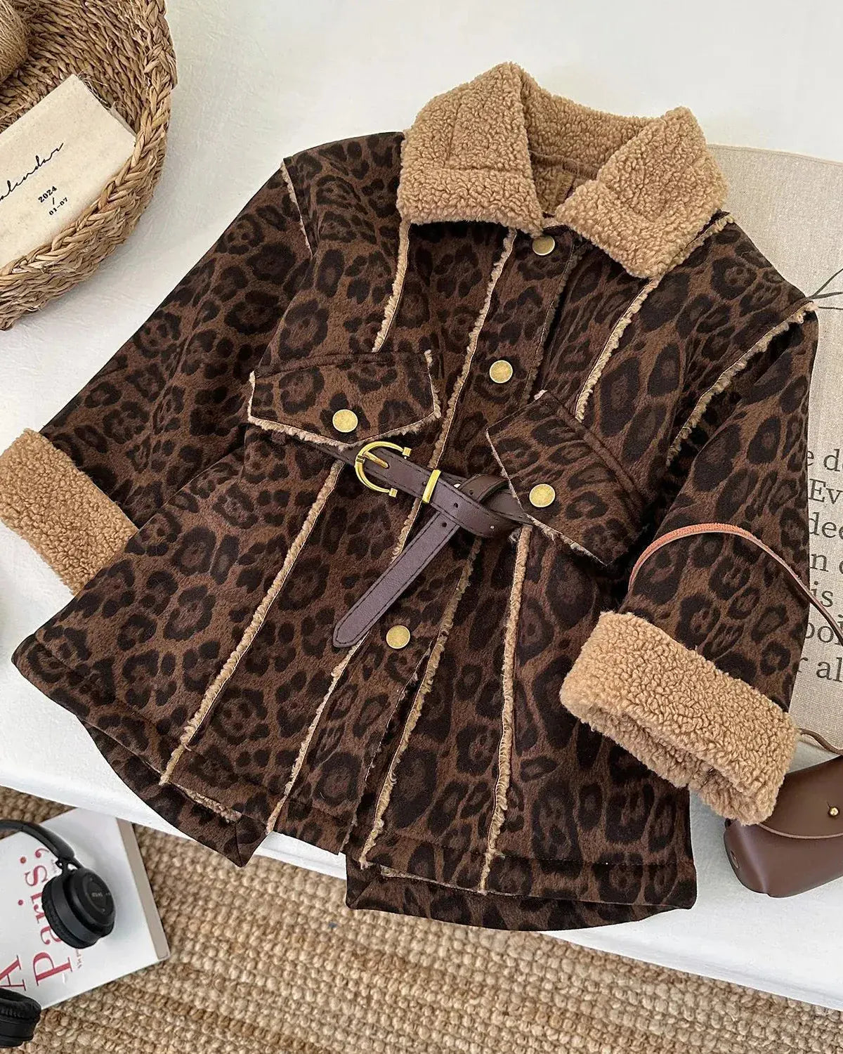 Trendy Kids Apparel Kids Clothing Kids Girls' Winter Turn Down Collar Jacket