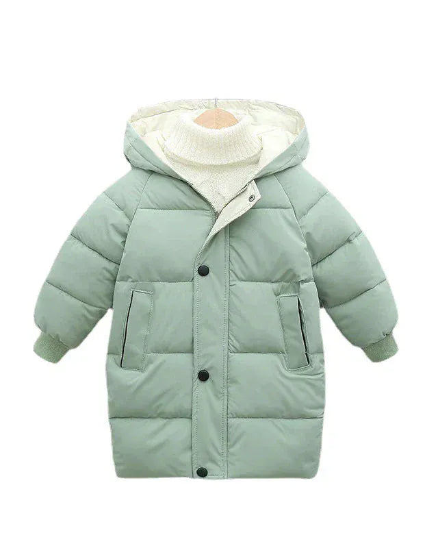 Trendy Kids Apparel Kids Clothing Kids' Long Cotton-Padded Winter Parka
