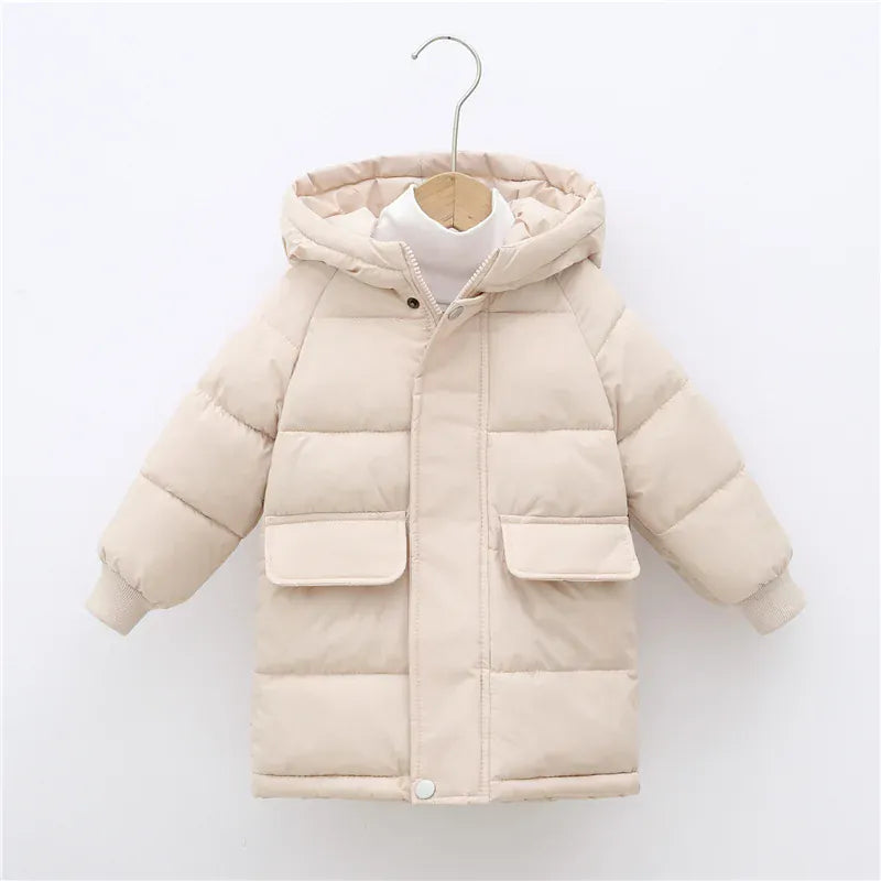 Trendy Kids Apparel Kids Clothing Kids' Long Cotton-Padded Winter Parka